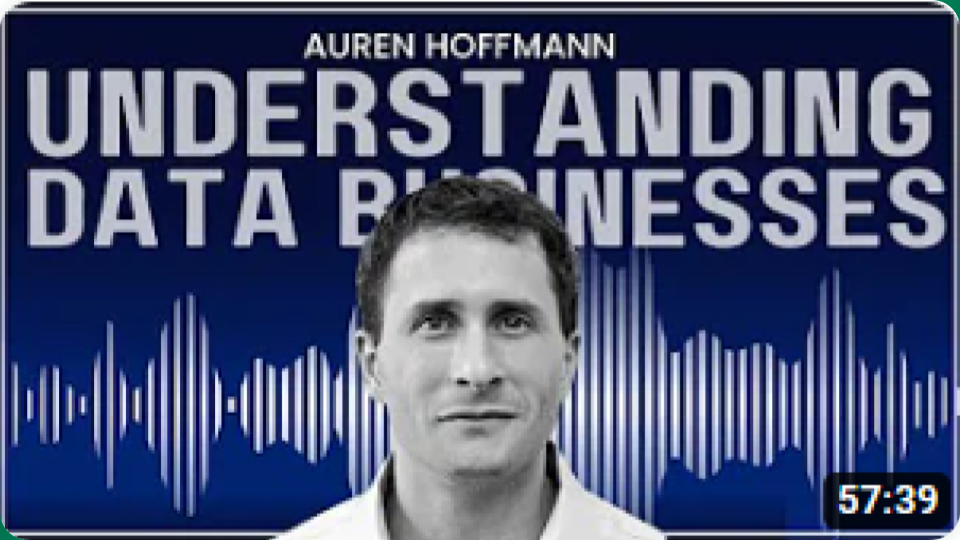 Old thumbnail: Auren Hoffman & Erik Torenberg: Building and Understanding Data Businesses